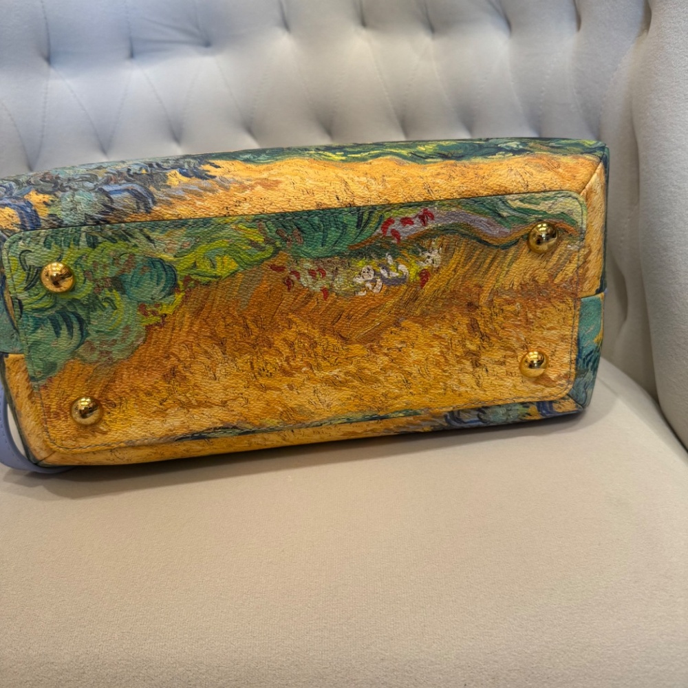 Louis Vuitton Montaigne Masters Collection Jeff Koons Van Gogh Handbag - Picture 6 of 11